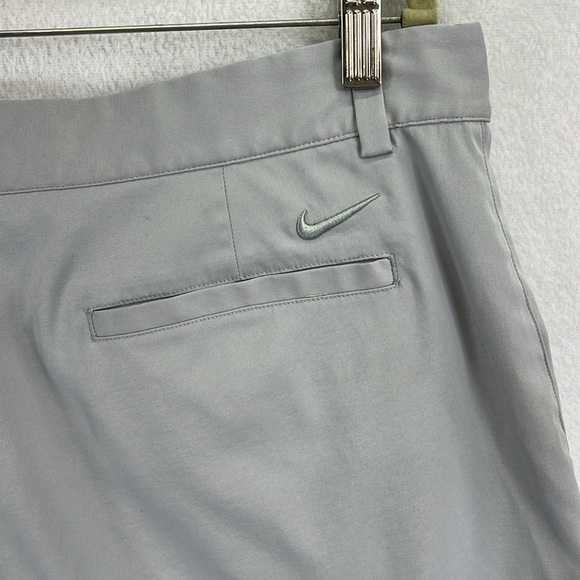Nike Dri-Fit Men’s Shorts Size 36 W 10.5” Inseam Gray Polyester/Spandex EUC - Picture 7 of 14